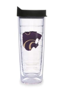 K-State Wildcats 16oz Lid Clear Tumbler - Purple