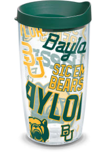 Baylor Bears All Over Logo 16oz Tumbler - Green