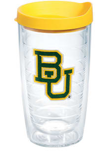 Baylor Bears 16 oz Lid Clear Tumbler - Green