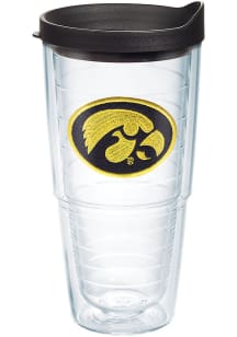 Iowa Hawkeyes 24oz Lid Clear Tumbler - Black