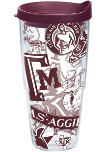 Texas A&M Aggies All Over Logo 24oz Tumbler - Maroon