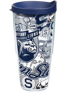 Penn State Nittany Lions All Over Logo 24oz Tumbler - Navy Blue