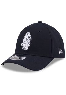 New Era Chicago Cubs Mens Navy Blue MLB Player Replica 39THIRTY M-Crown Flex Hat