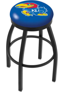 Kansas Jayhawks 36 in Swivel Pub Stool - Black