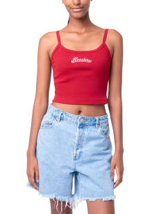 Indiana Hoosiers Womens Crimson Sideline Tank Top