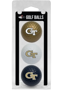 GA Tech Yellow Jackets 3 Pack Golf Balls