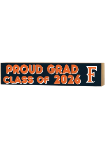 KH Sports Fan Cal State Fullerton Titans Class of 2026 Block Sign - Orange