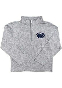 Vive La Fete Penn State Nittany Lions Youth Grey Heather Erik Long Sleeve Quarter Zip Shirt