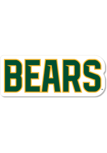 Baylor Bears 2" Bears Dizzler Stickers - Green