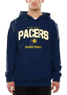 New Era Indiana Pacers Mens Navy Blue Sport Drop Hood