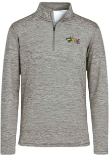 Drexel Dragons Youth Grey Matthew Long Sleeve Quarter Zip Shirt