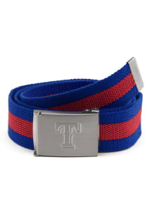 Texas Rangers Fabric Stripe Mens Belt