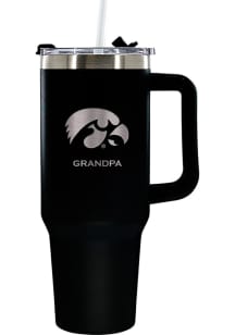 The Memory Company Iowa Hawkeyes Grandpa 40oz Stainless Steel Tumbler - Black