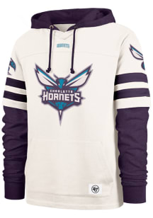 47 Charlotte Hornets Mens White Split Zone II Fashion Hood