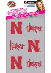 Nebraska Cornhuskers 6pk Fandazzler Tattoo