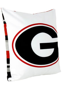 Georgia Bulldogs Black Primary Pillow Case