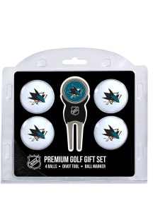 San Jose Sharks Divot Tool 4 Pack Golf Gift Set