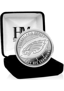 Philadelphia Eagles 2024 NFC Champions Silver Collectible Coin