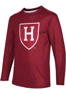 ProSphere Harvard Crimson Crimson Heather Long Sleeve T Shirt