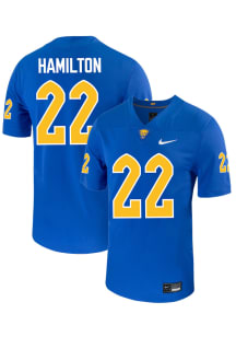 Bryan Hamilton  Nike Pitt Panthers Blue NIL Name And Number Football Jersey