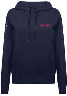 Levelwear USWNT Womens Navy Blue Adorn Full On Hooded Sweatshirt