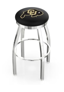 Colorado Buffaloes Chrome Pub Stool - Silver