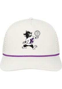 Legacy K-State Wildcats Volleyball Cut Above Adjustable Adjustable Hat - White