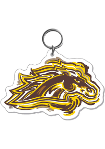 Western Michigan Broncos Acrylic Main Keychain - Brown