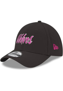 New Era Minnesota Timberwolves Mens Black City Edition 39THIRTY Flex Hat