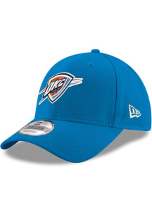 New Era Oklahoma City Thunder Blue Team logo 9FORTY Youth Adjustable Hat