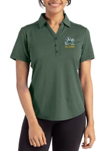 Cutter and Buck Notre Dame Fighting Irish Womens Green Alumni Forge Eco Polo Short Sleeve Polo Shi..