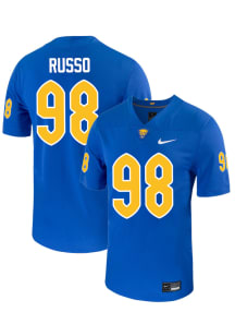 Gabriel Russo  Nike Pitt Panthers Blue NIL Name And Number Football Jersey