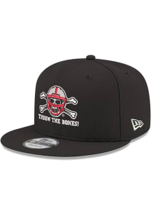 New Era Nebraska Cornhuskers Black 9FIFTY Mens Snapback Hat