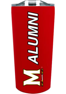 Maryland Terrapins 18oz Soft Touch Alumni Stainless Steel Tumbler - Red