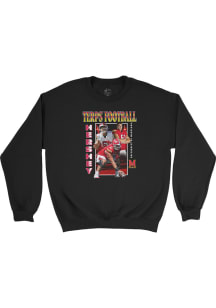 Michael Hershey  Campus Ink Maryland Terrapins Youth Black Big Ten Media Days Custom Long Sleeve C..
