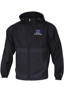 Champion Duke Blue Devils Mens Black Embroidered Logo Light Weight Jacket