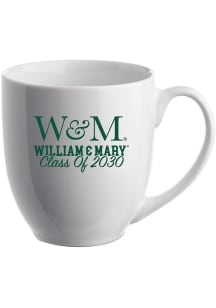 William & Mary Tribe 16oz Class of 2030 Glossy Bistro Ceramic Mug - Green