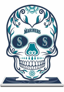 Seattle Mariners Skull Navy Blue Desk Accessory