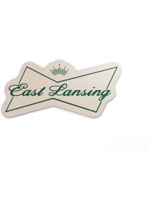 Crown Wordmark Stickers - Green