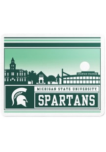 Michigan State Spartans Campus Stickers - Green
