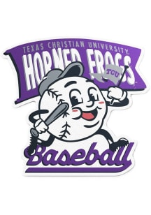 TCU Horned Frogs Baseball Stickers - Purple