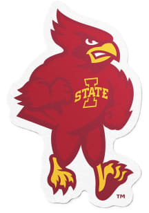 Iowa State Cyclones Mascot Stickers - Red