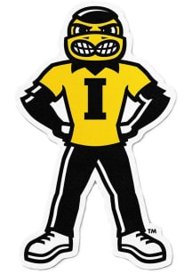 Iowa Hawkeyes Mascot Stickers - Yellow