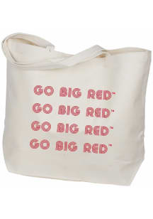 Nebraska Cornhuskers Red Retro Canvas Tote