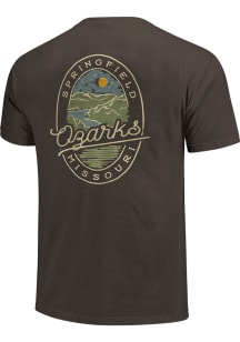 Springfield Charcoal Lake Scene Short Sleeve T Shirt