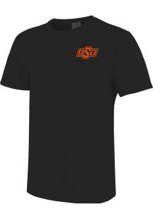 Oklahoma State Cowboys Black Comfort Colors Short Sleeve T Shirt