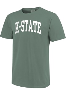 K-State Wildcats Green Comfort Short Sleeve T Shirt