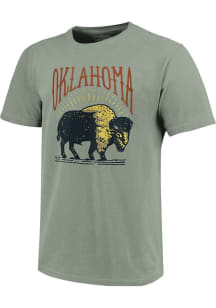 Oklahoma Olive Buffalo Short Sleeve T Shirt