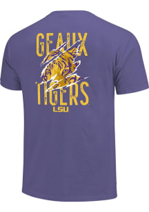 LSU Tigers Purple Geaux Tigers Short Sleeve T Shirt