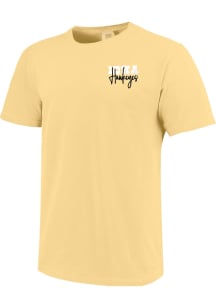 Iowa Hawkeyes Womens Yellow Loaded Up For Waves Short Sleeve T-Shirt